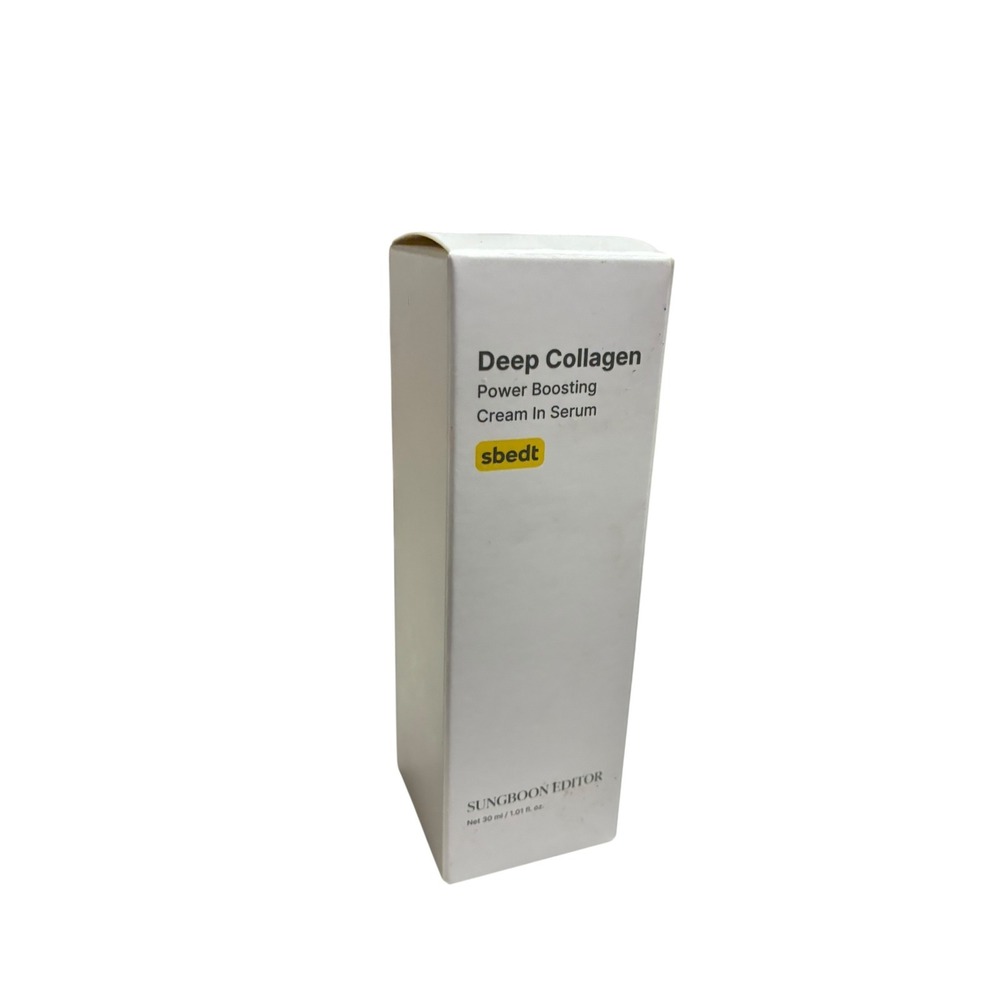 Sungboon Editor Deep Collagen Power Boosting Cream in Serum 30mL K-Beauty Sealed